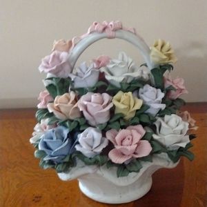 Bouquet of roses ceramic
